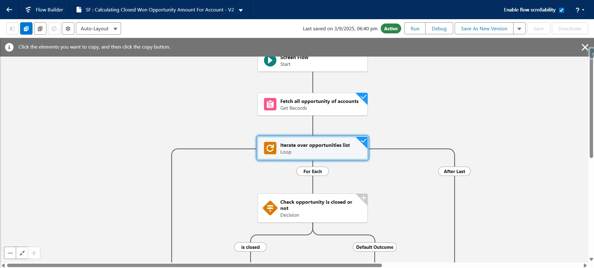 Salesforce flow Winter update 2