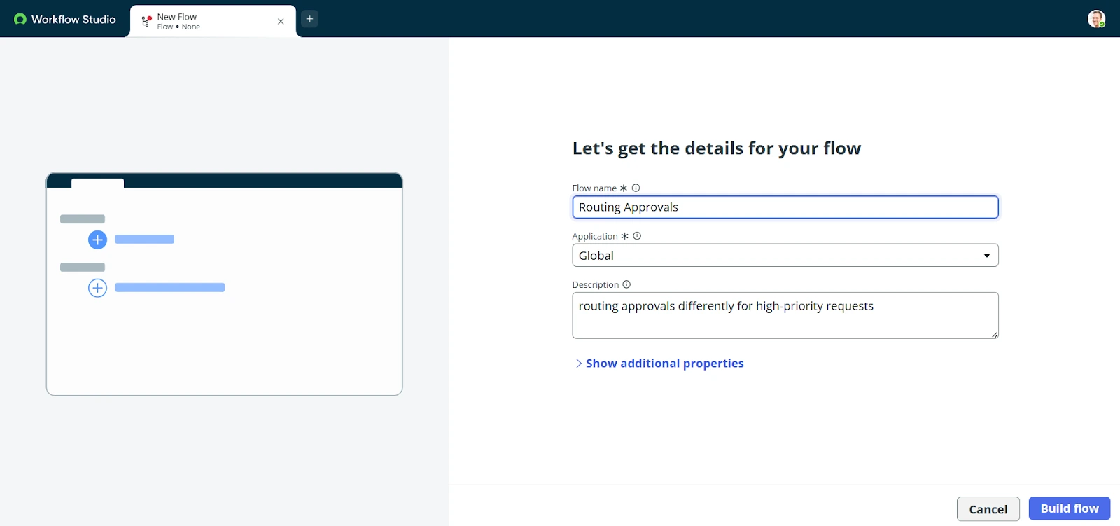 Enter a name and description